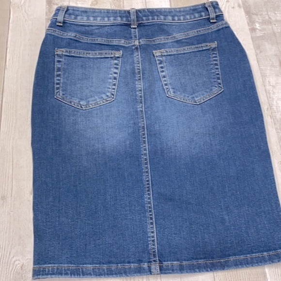 Garnet Hill denim skirt size 00 - Picture 8 of 8